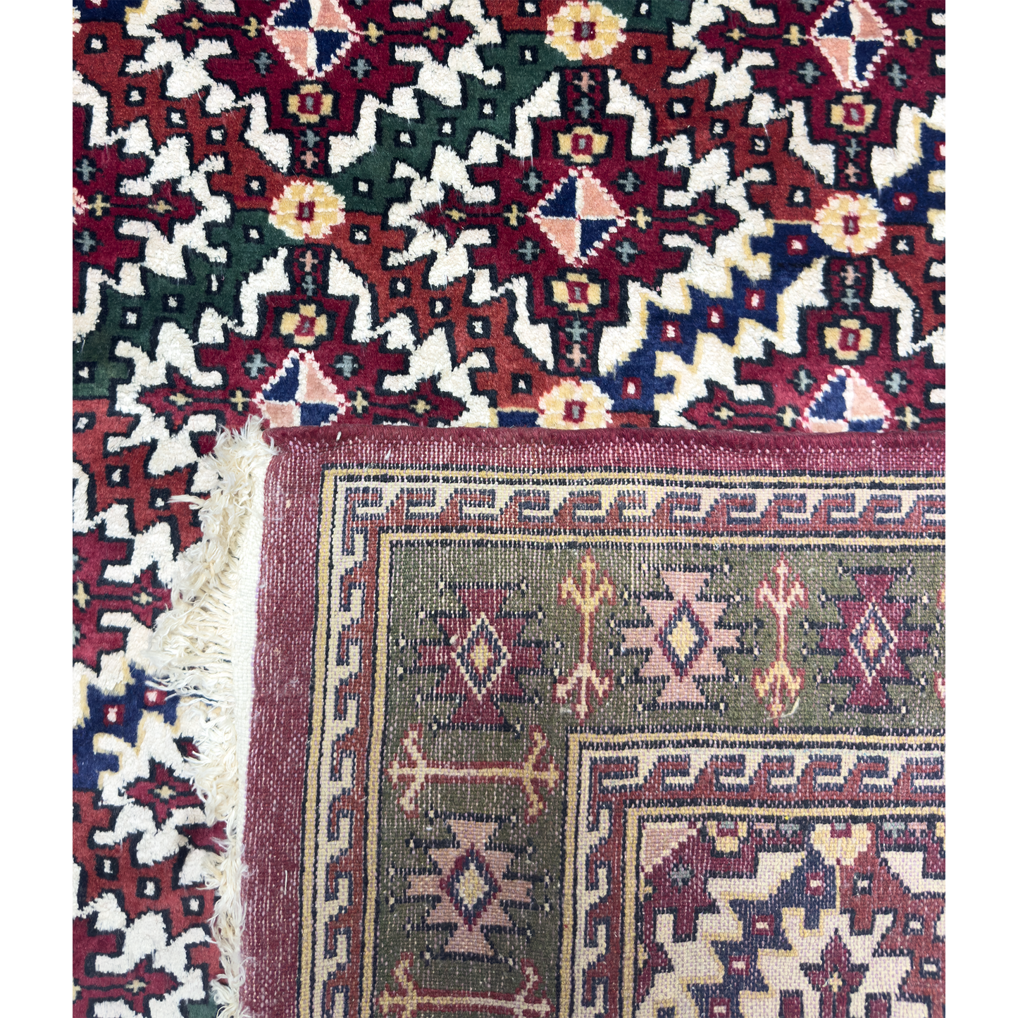 Pak. Bokhara Yamut Rug - 4 x 6 ft