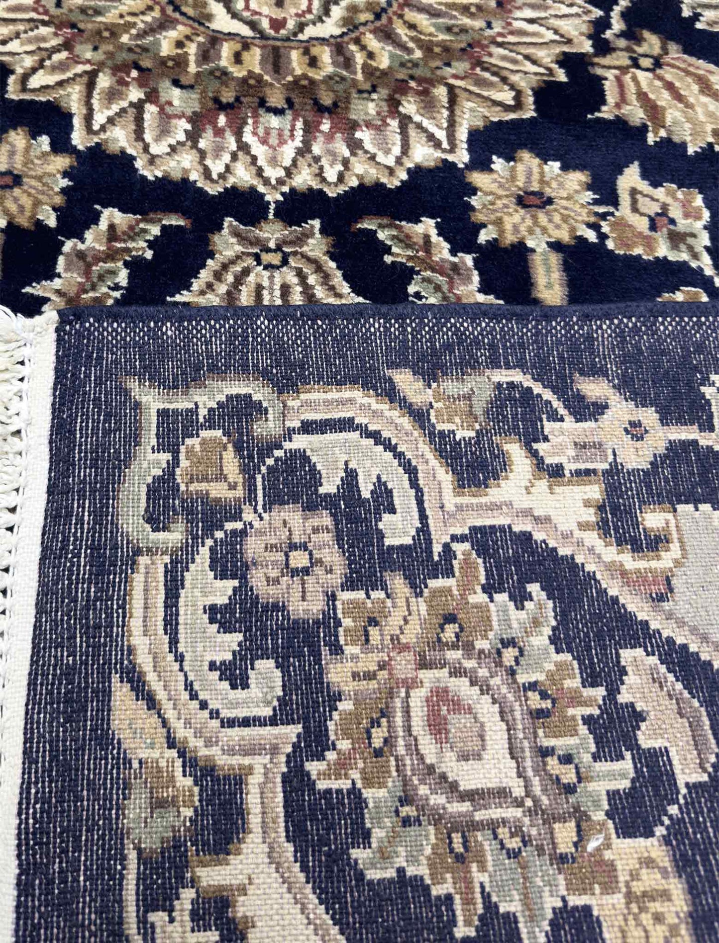 Kashan Floral Rug - 3 x 5 ft