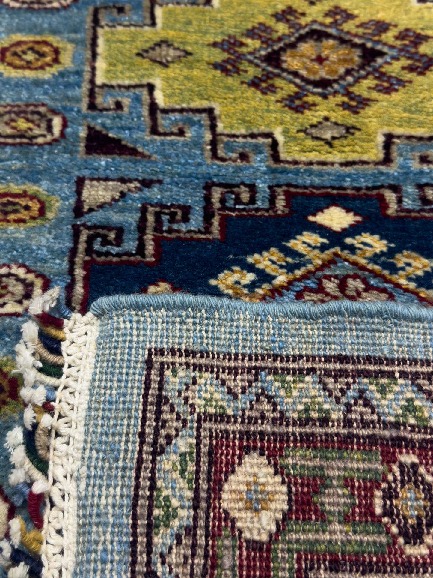 Modern Kazak Runner - 8.5 x 2.5 ft