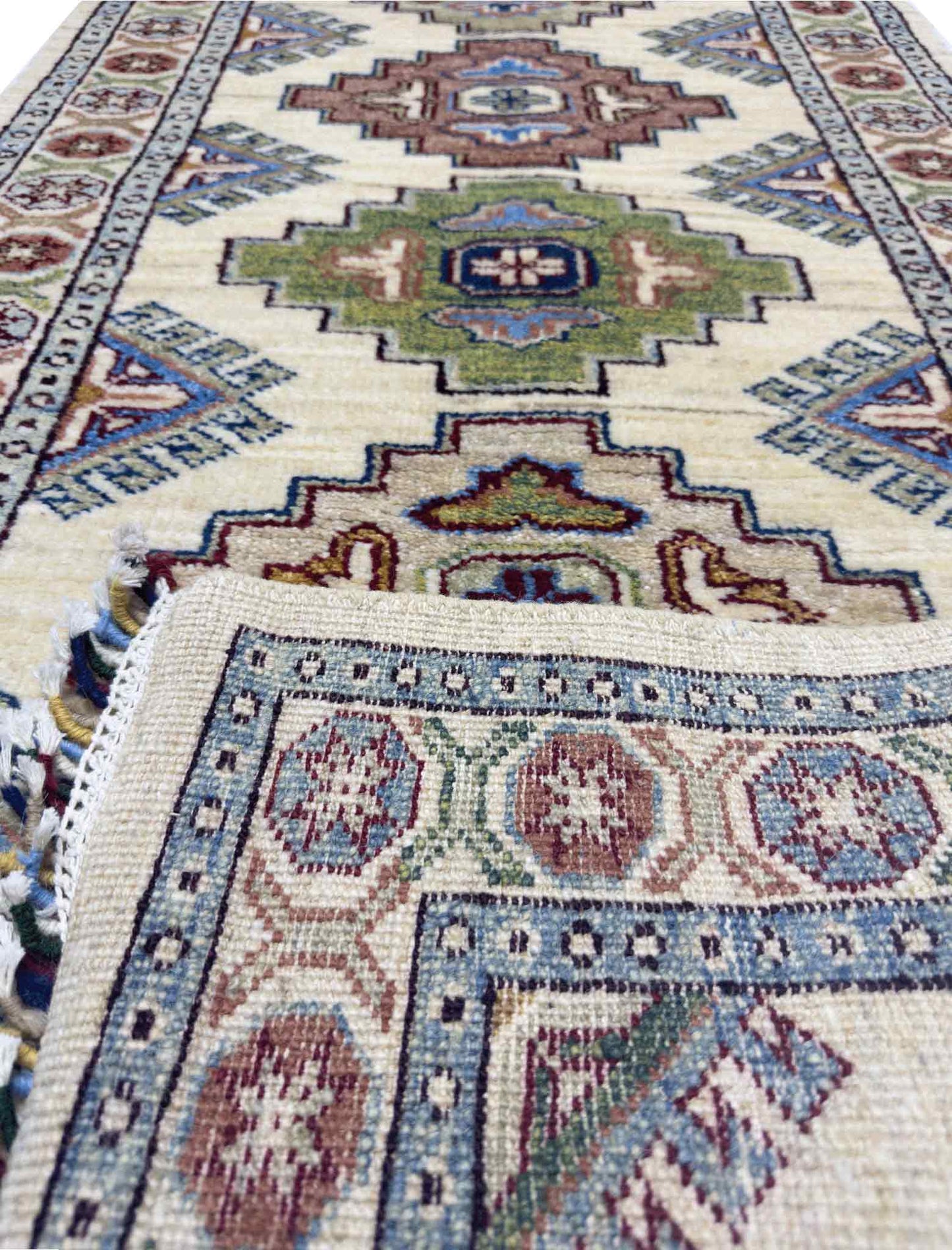 Modern Kazak Runner - 6 x 2 ft