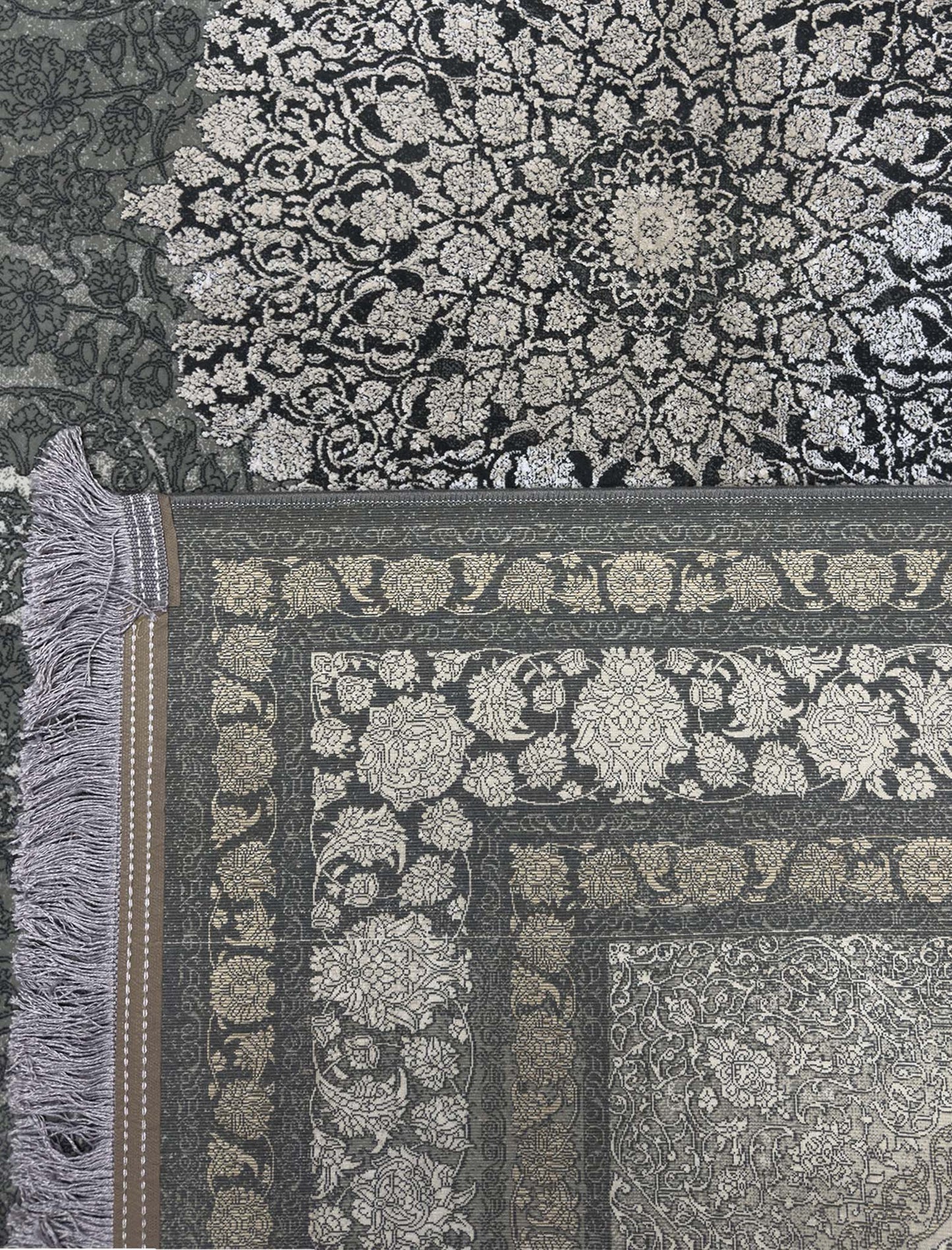 Modern Floral Rug - 5 x 7 ft