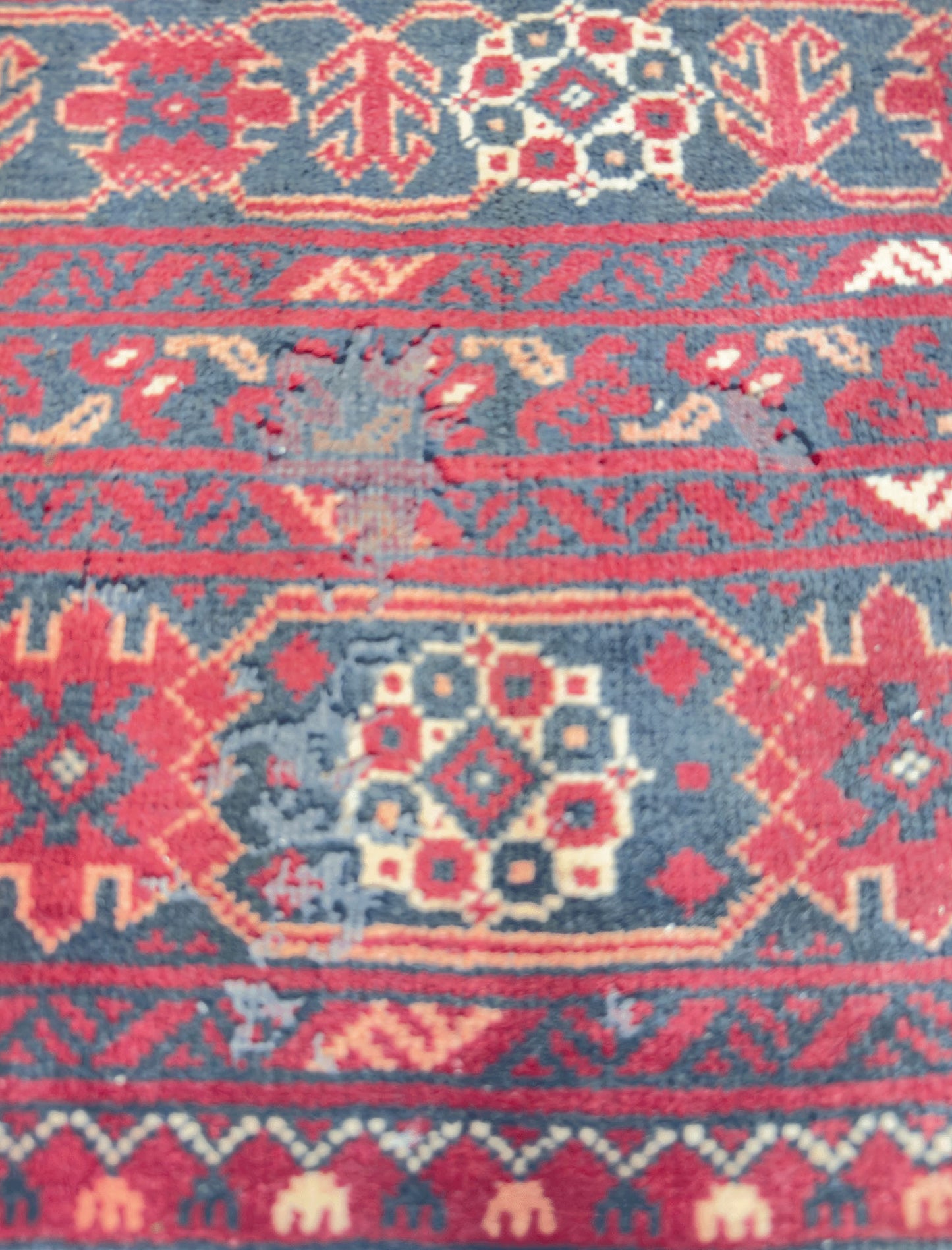 Afghan Pre-loved Tribal Rug - 7 x 10 ft