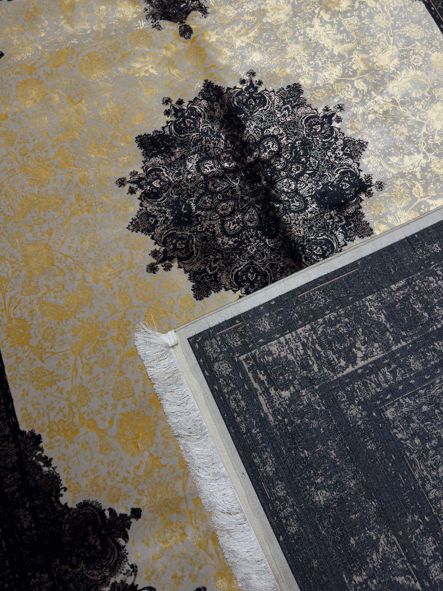 Transitional Floral Rug - 7 x 10 ft
