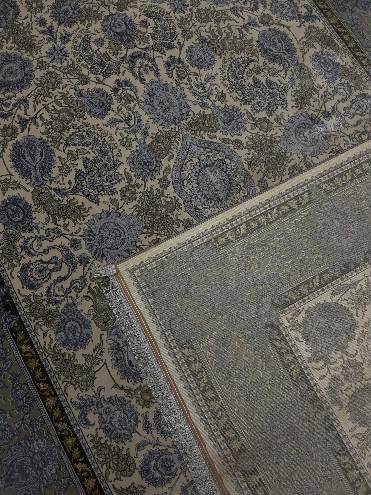 Transitional Floral Rug - 7 x 10 ft