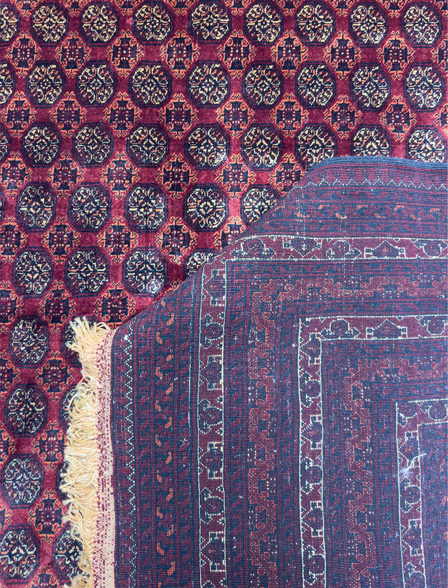 Afghan Original Tekke Gul - 7 x 10 ft