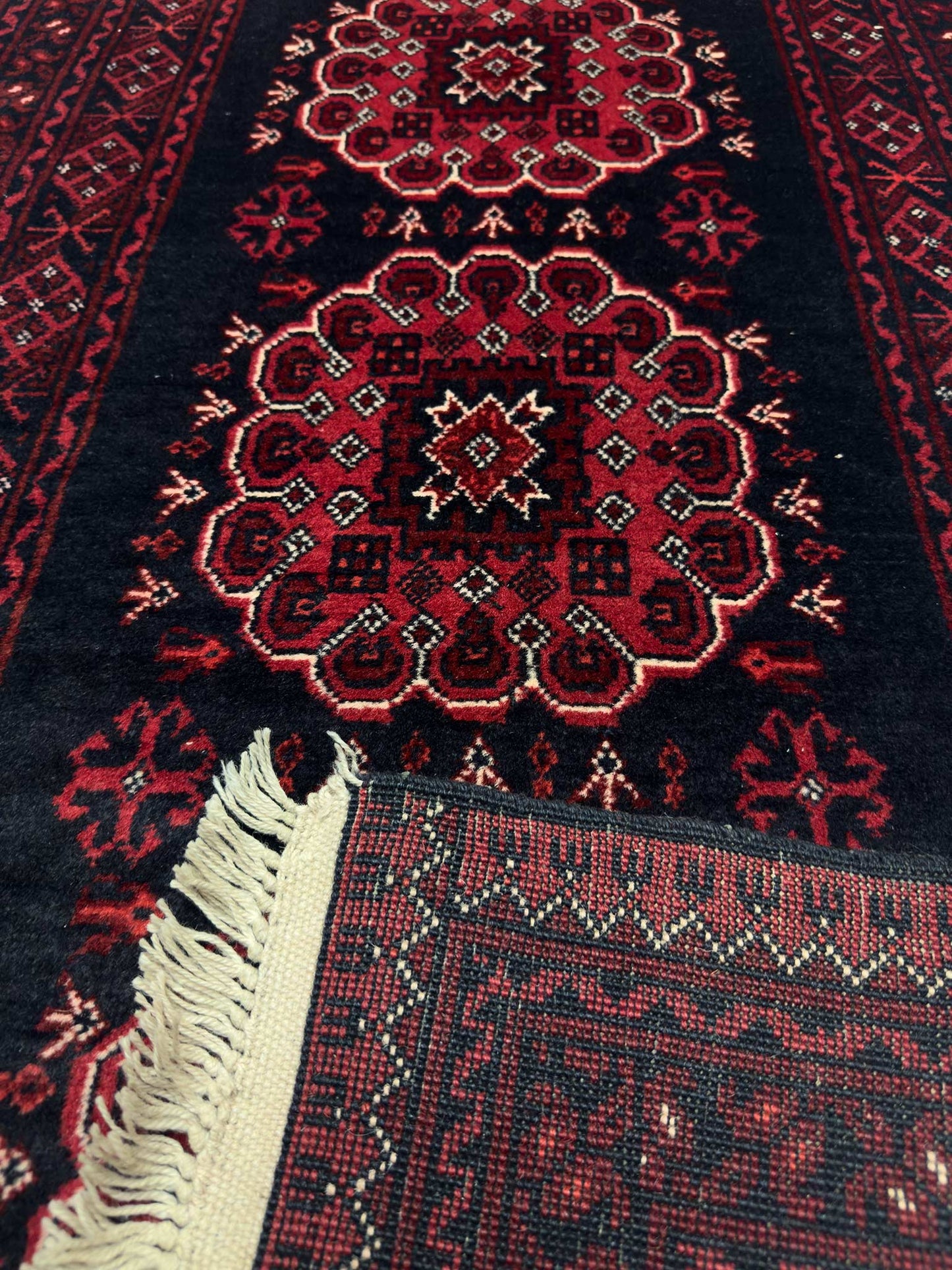 Afghan Tribal Runner - 2.5 x 10 ft