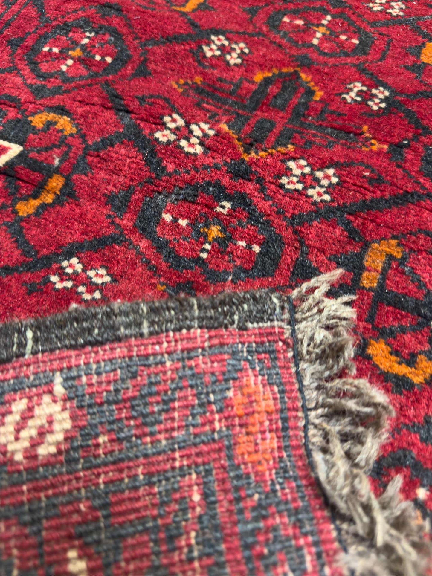 Pre-loved Afghan Runner - 2.5 x 12 ft