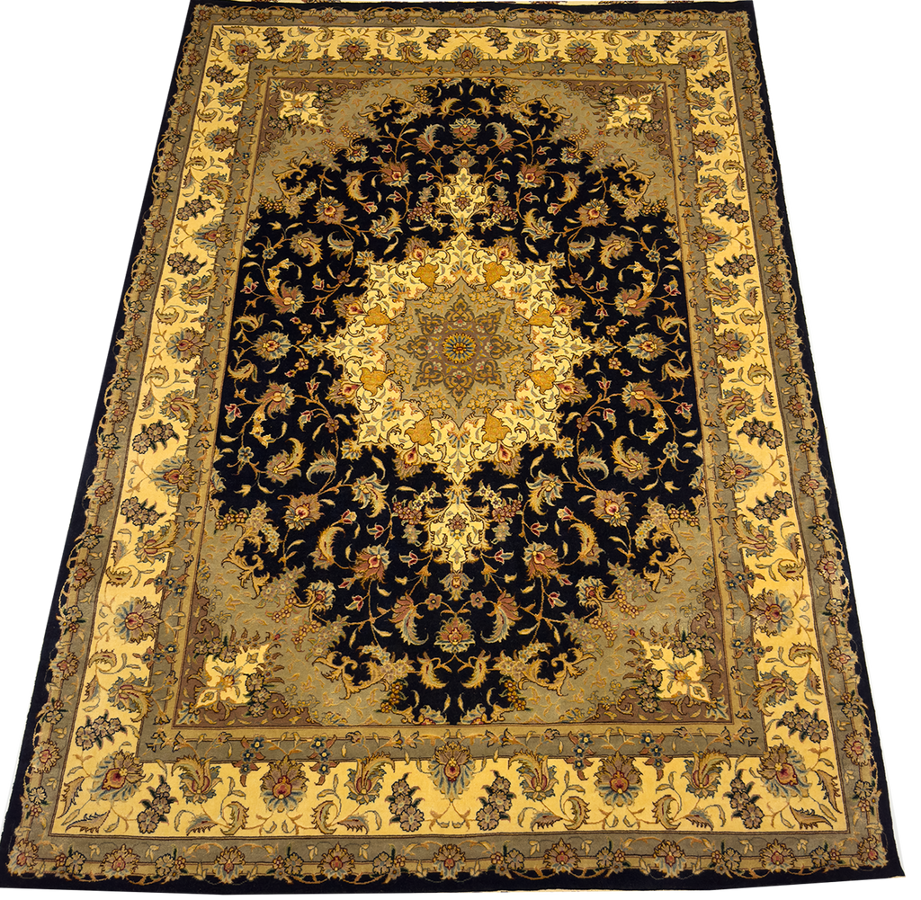 Irani (shahi) Tabrez Rug - 4.5 x 7 ft