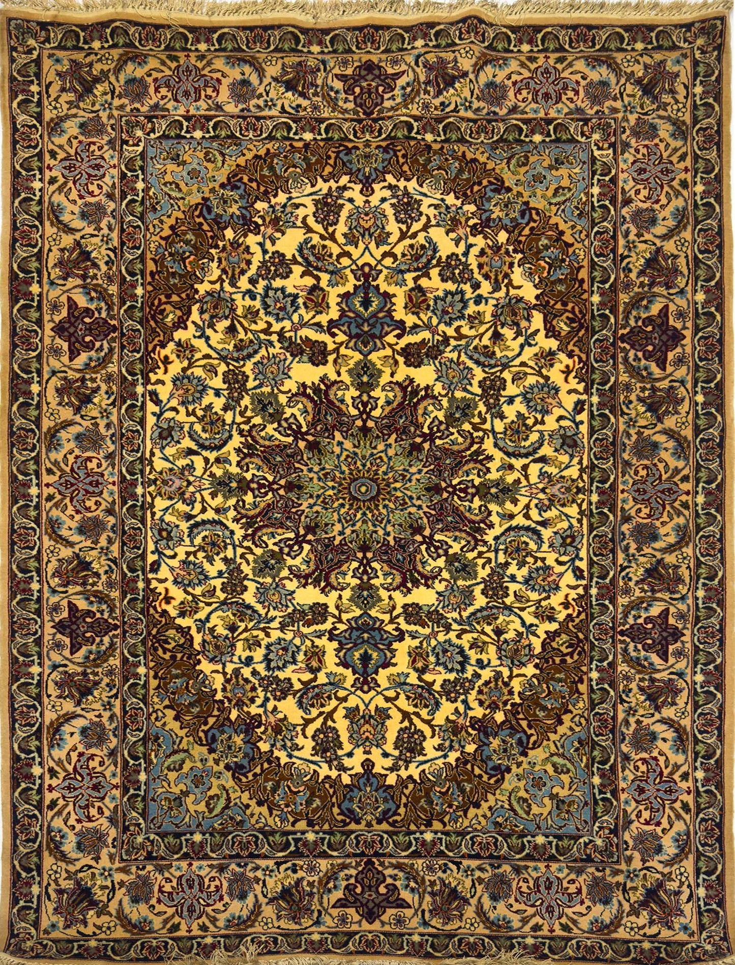 Super Isfahan Rug - 3 x 5 ft