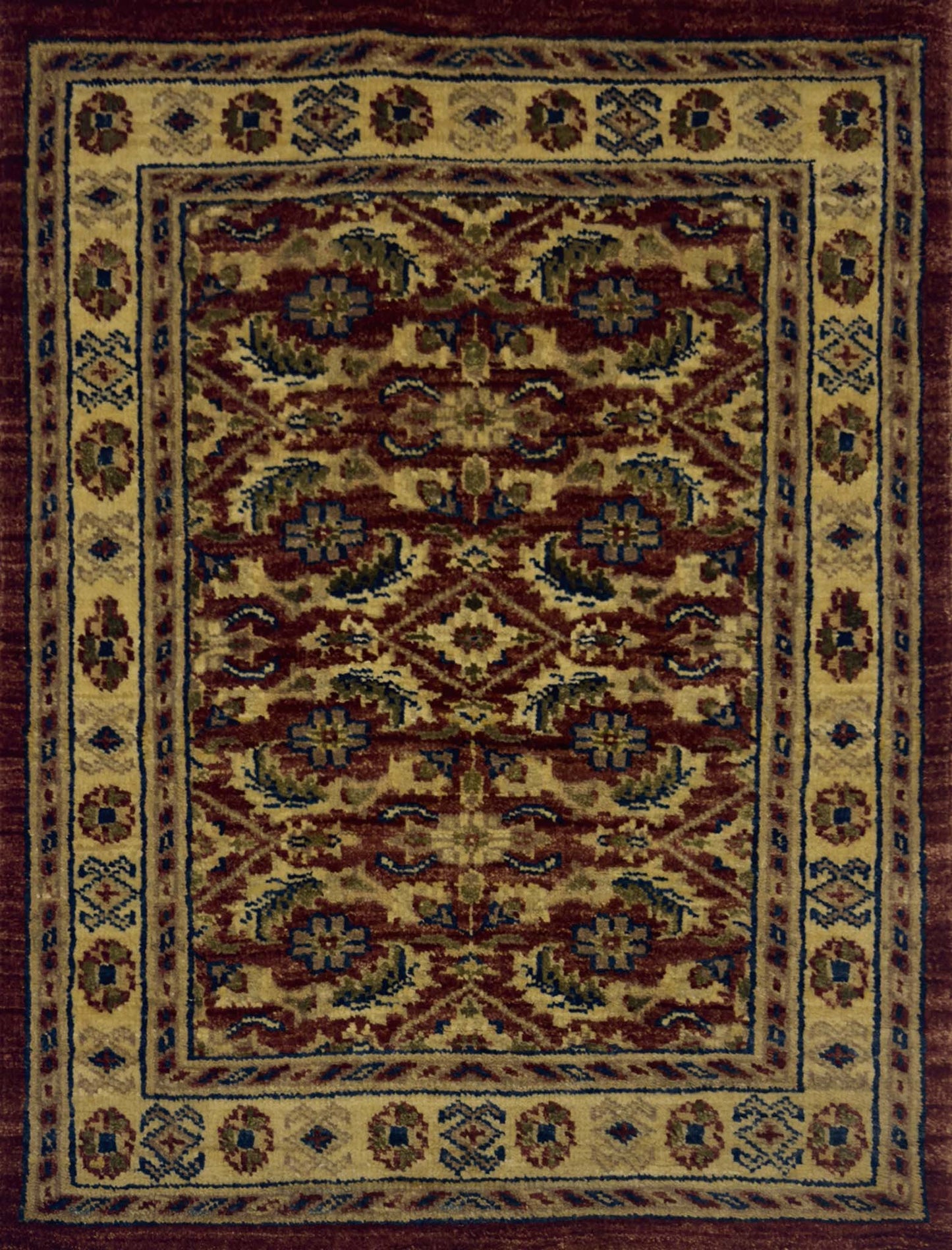 Chobi Herati Rug - 2 x 2 ft