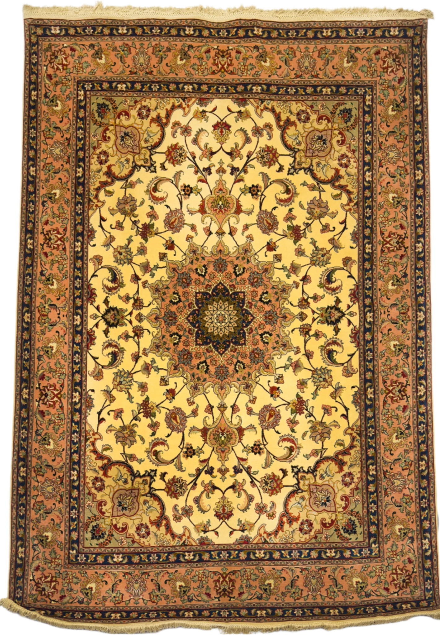 Persian Tabrez Rug - 4.5 x 7 ft