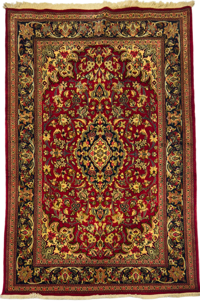 Irani Qum Rug - 5 x 3 ft
