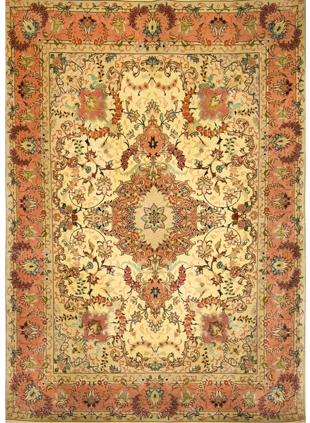 Persian Tabrez Rug - 4.5 x 7 ft