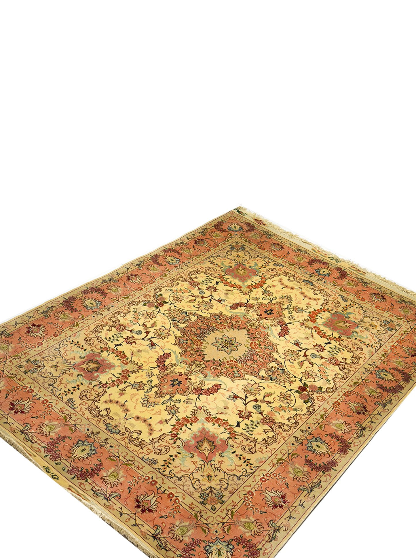 Persian Tabrez Rug - 4.5 x 7 ft