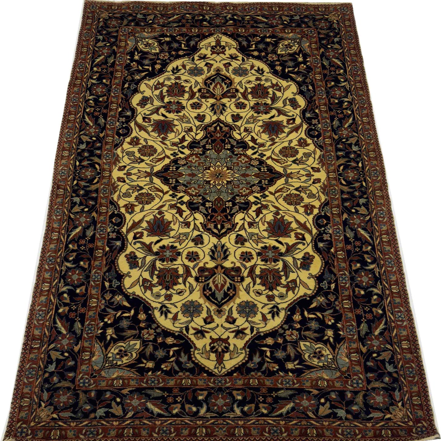 Super Isfahan Rug - 3 x 5 ft