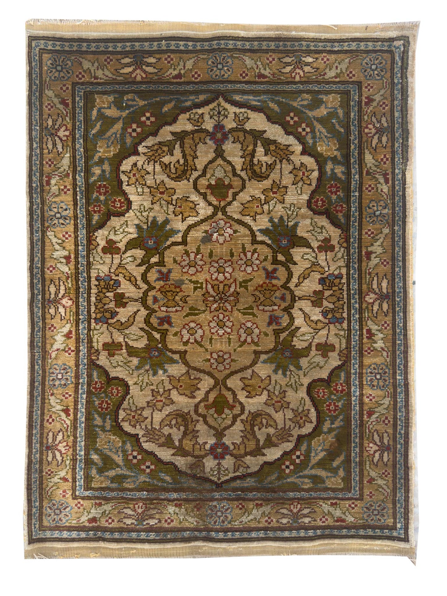 Keysari Silk Rug - 1 x 1.5 ft