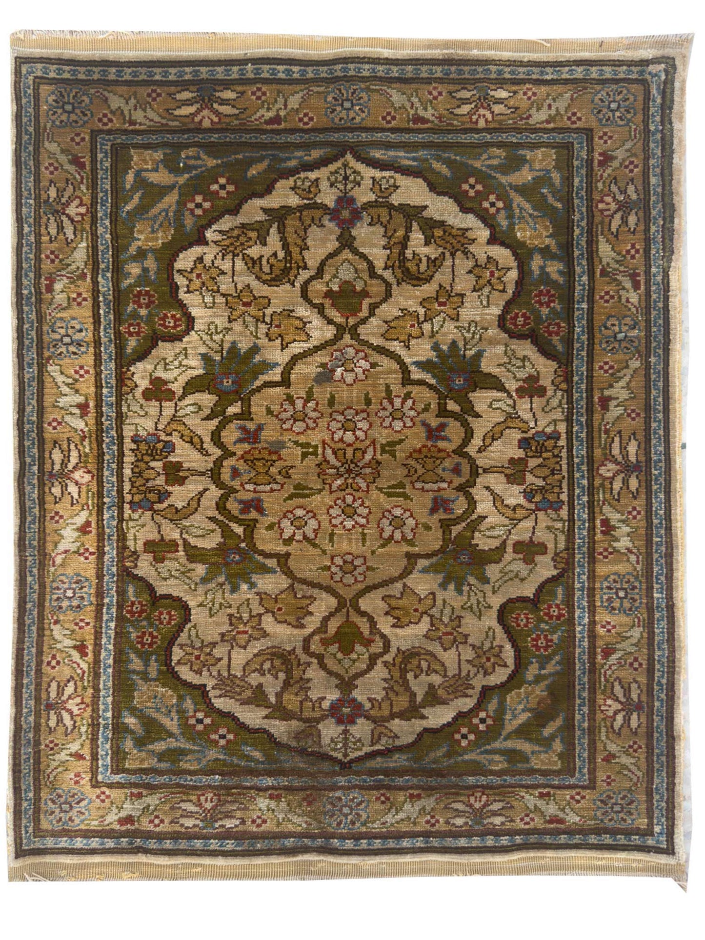 Keysari Silk Rug - 1 x 1.5 ft