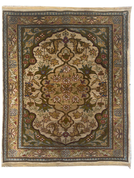 Keysari Silk Rug - 1 x 1.5 ft