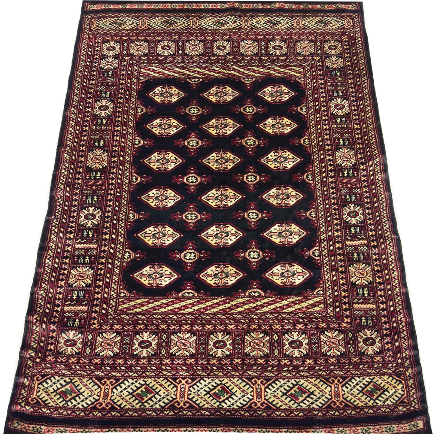 Bokhara Gul Rug -  4 x 6 ft