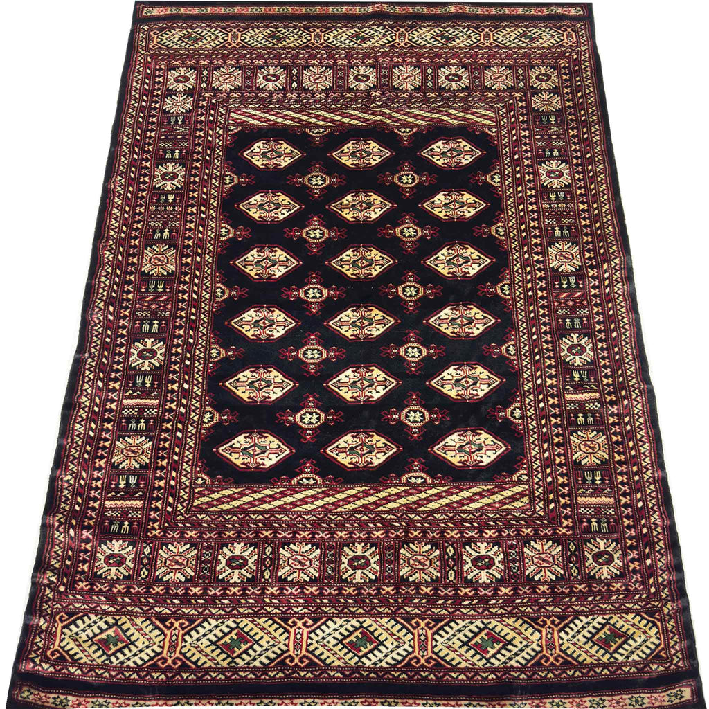 Bokhara Gul Rug -  4 x 6 ft