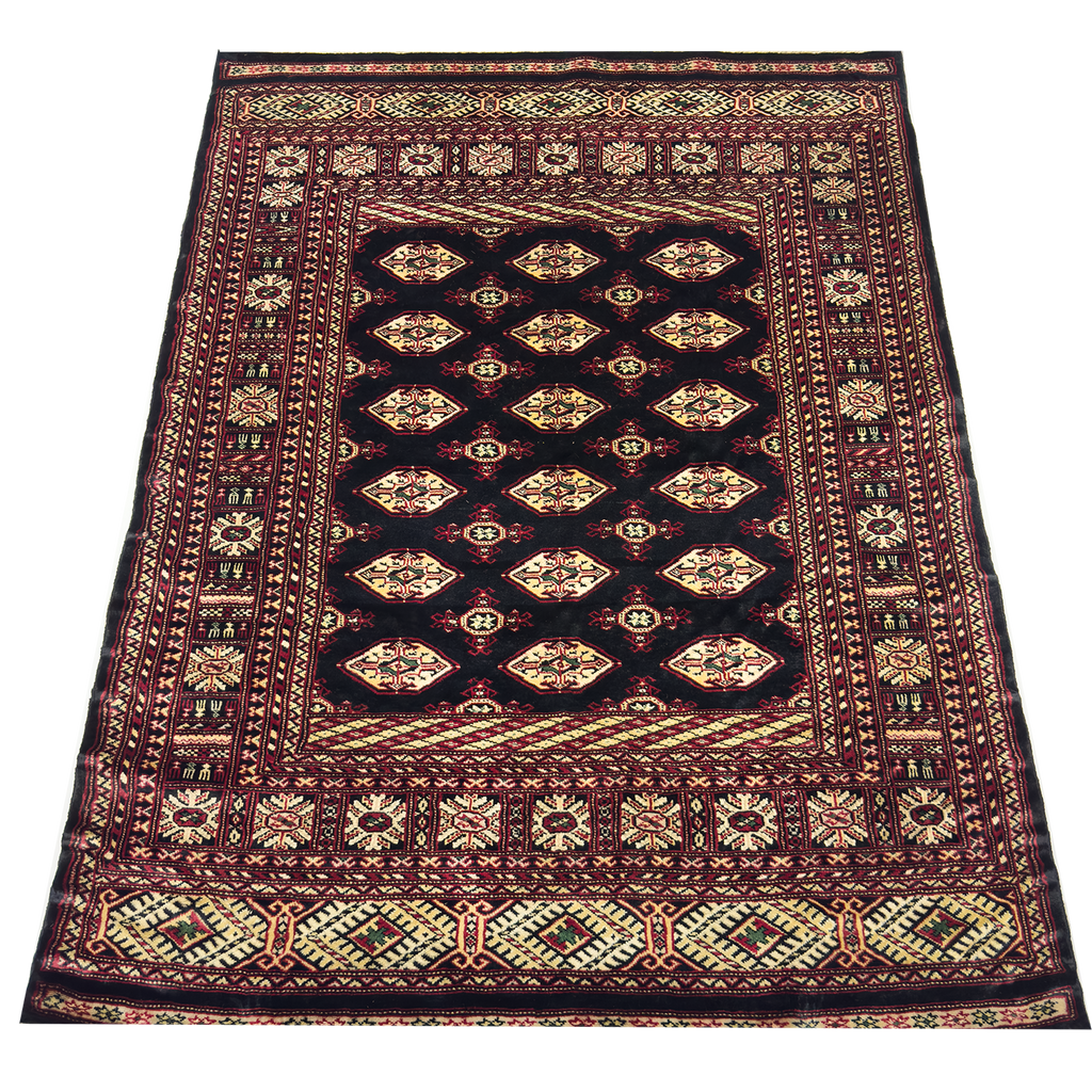 Tekke`Gul Bokhara Rug - 6 x 4 ft
