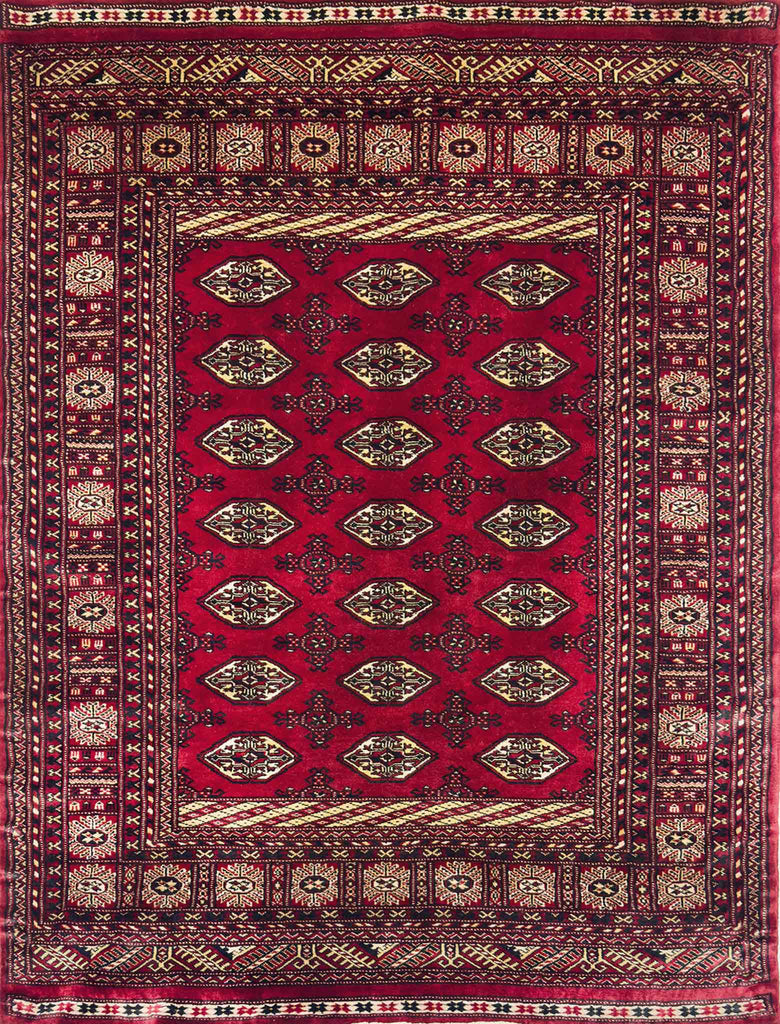 Bokhara Gul Rug - 4 x 6 ft
