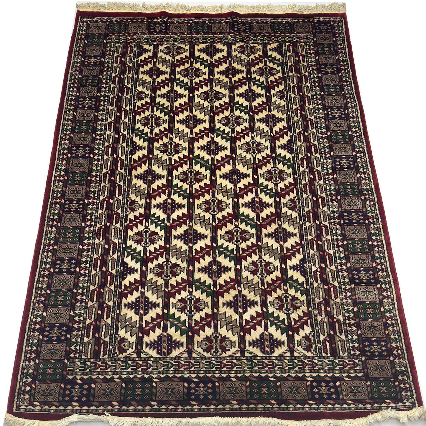 Bokhara Yamut Rug - 4 x 6 ft