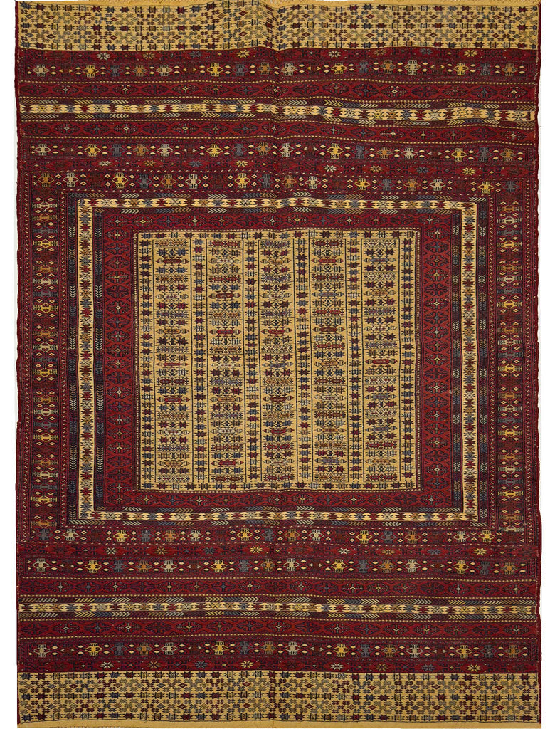 Afghan Soumak Kilm - 6 x 4 ft