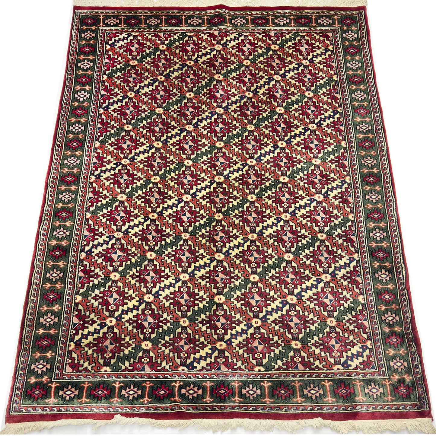 Bokhara Yamut Rug - 4 x 6 ft