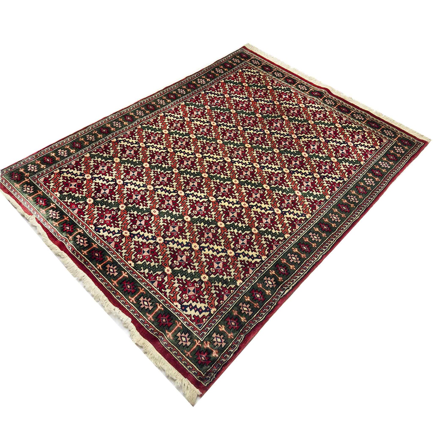 Bokhara Yamut Rug - 4 x 6 ft