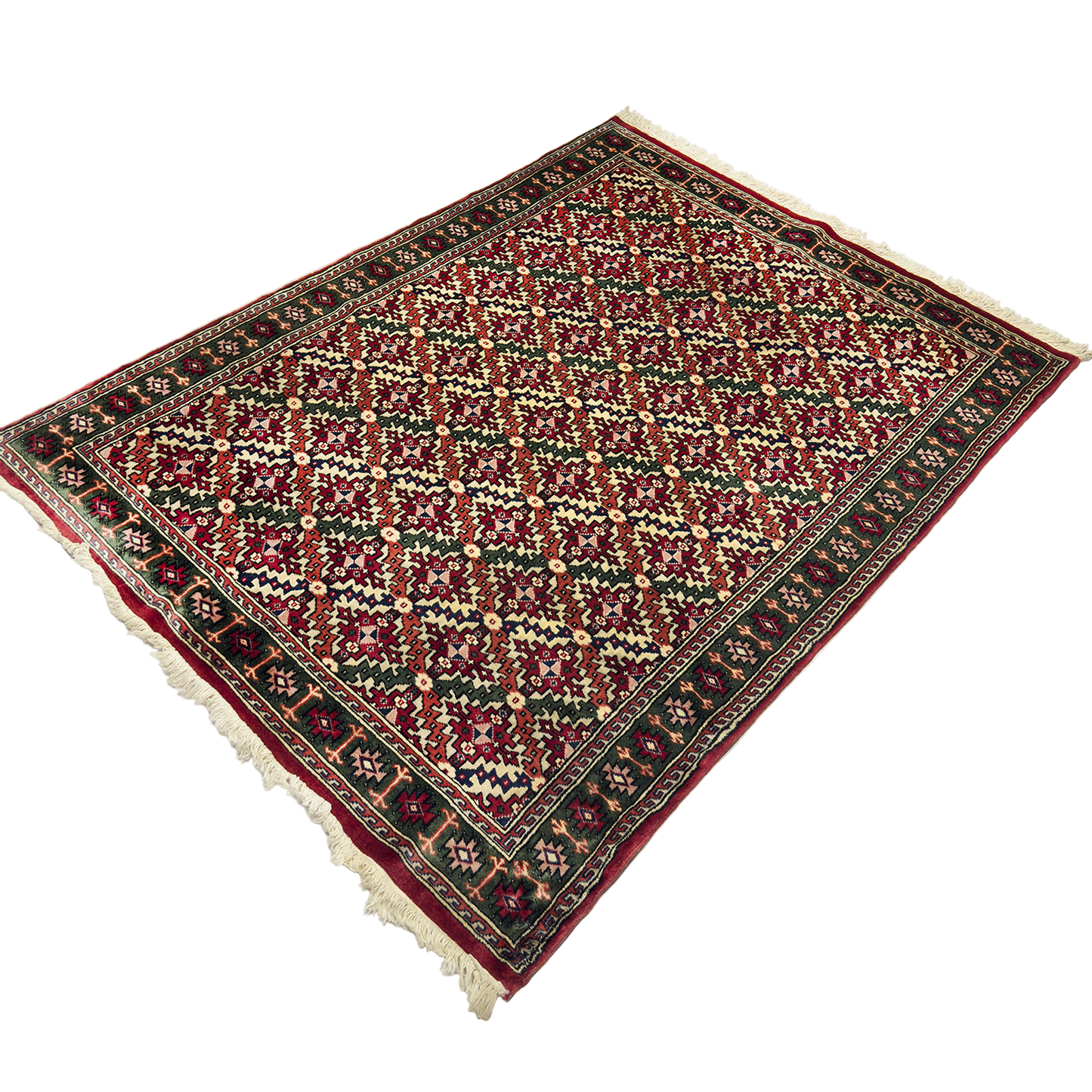 Pak. Bokhara Yamut Rug - 4 x 6 ft