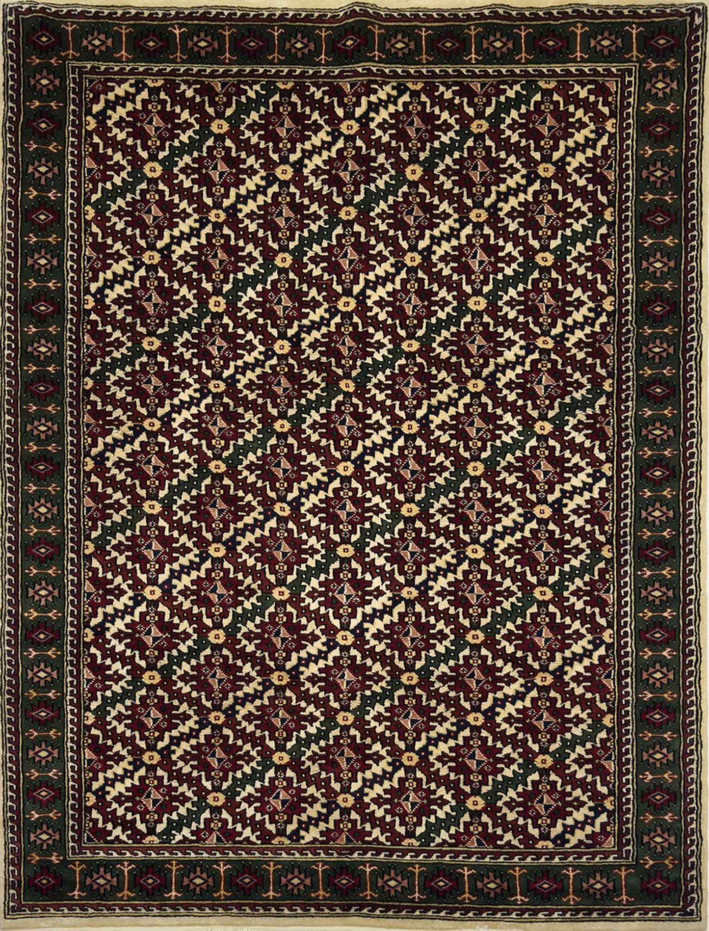 Oriental Osmalik Rug - 4 x 6 ft