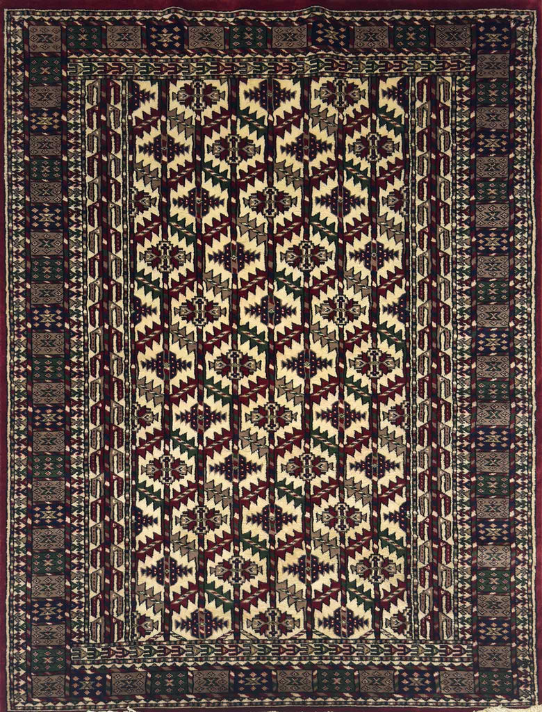 Bokhara Yamut Rug - 4 x 6 ft