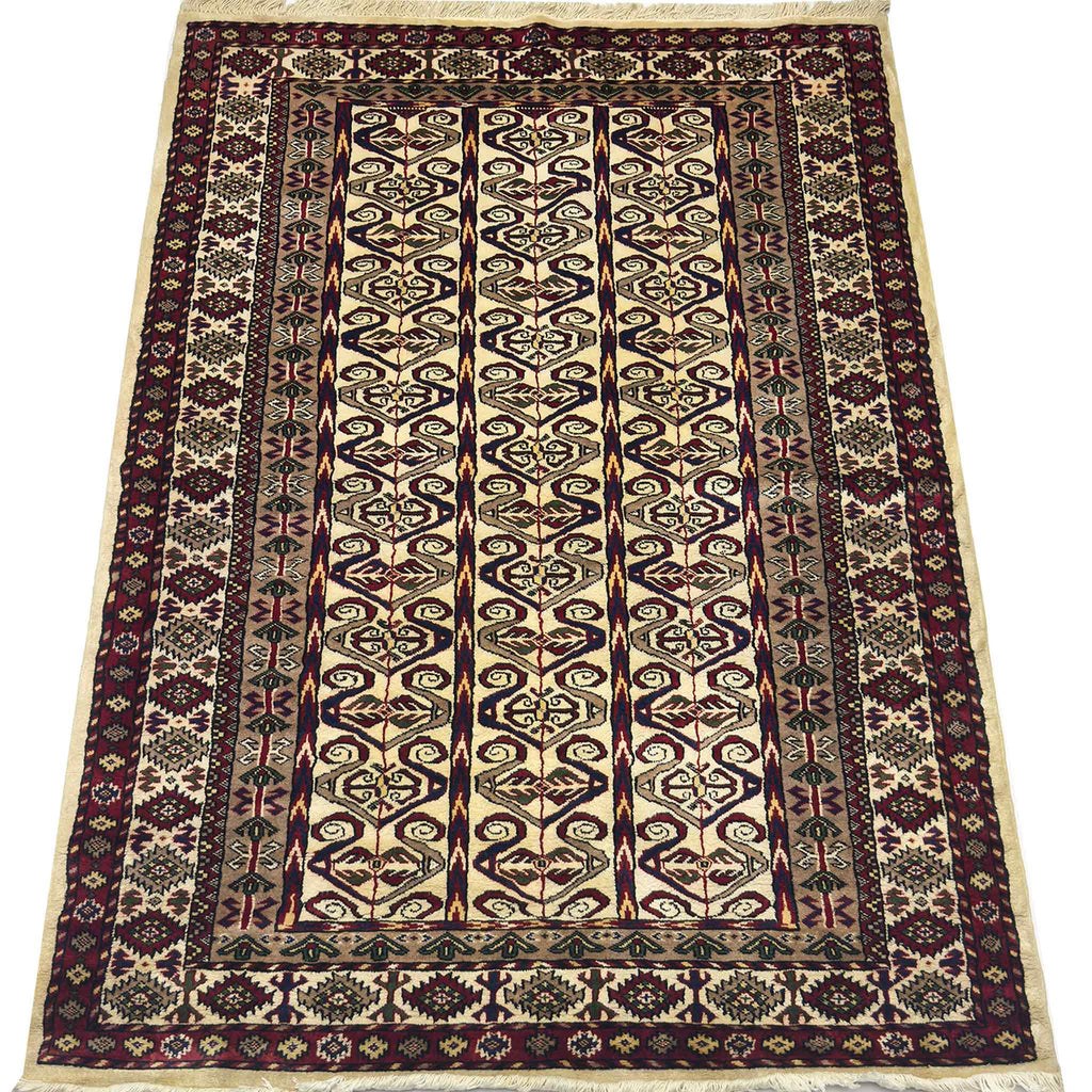 Bokhara Yamut Rug - 4 x 6 ft