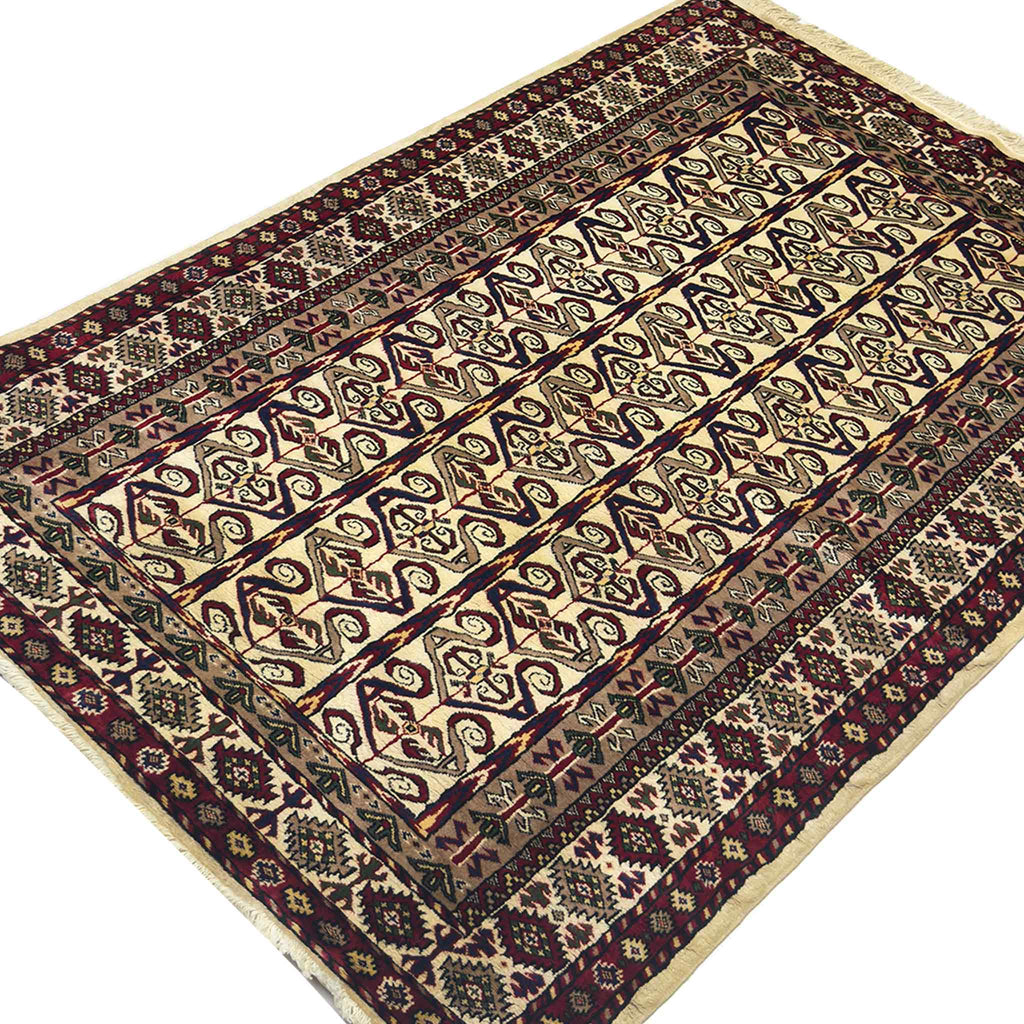 Bokhara Yamut Rug - 4 x 6 ft