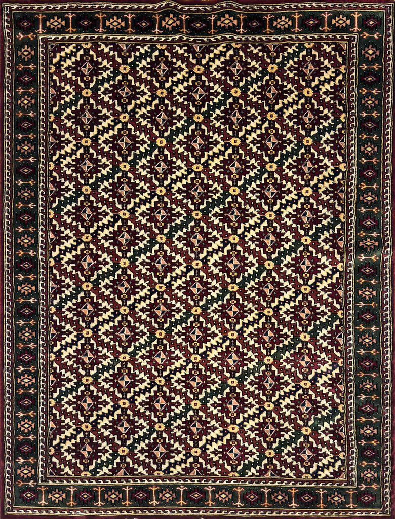 Bokhara Yamut Rug - 4 x 6 ft