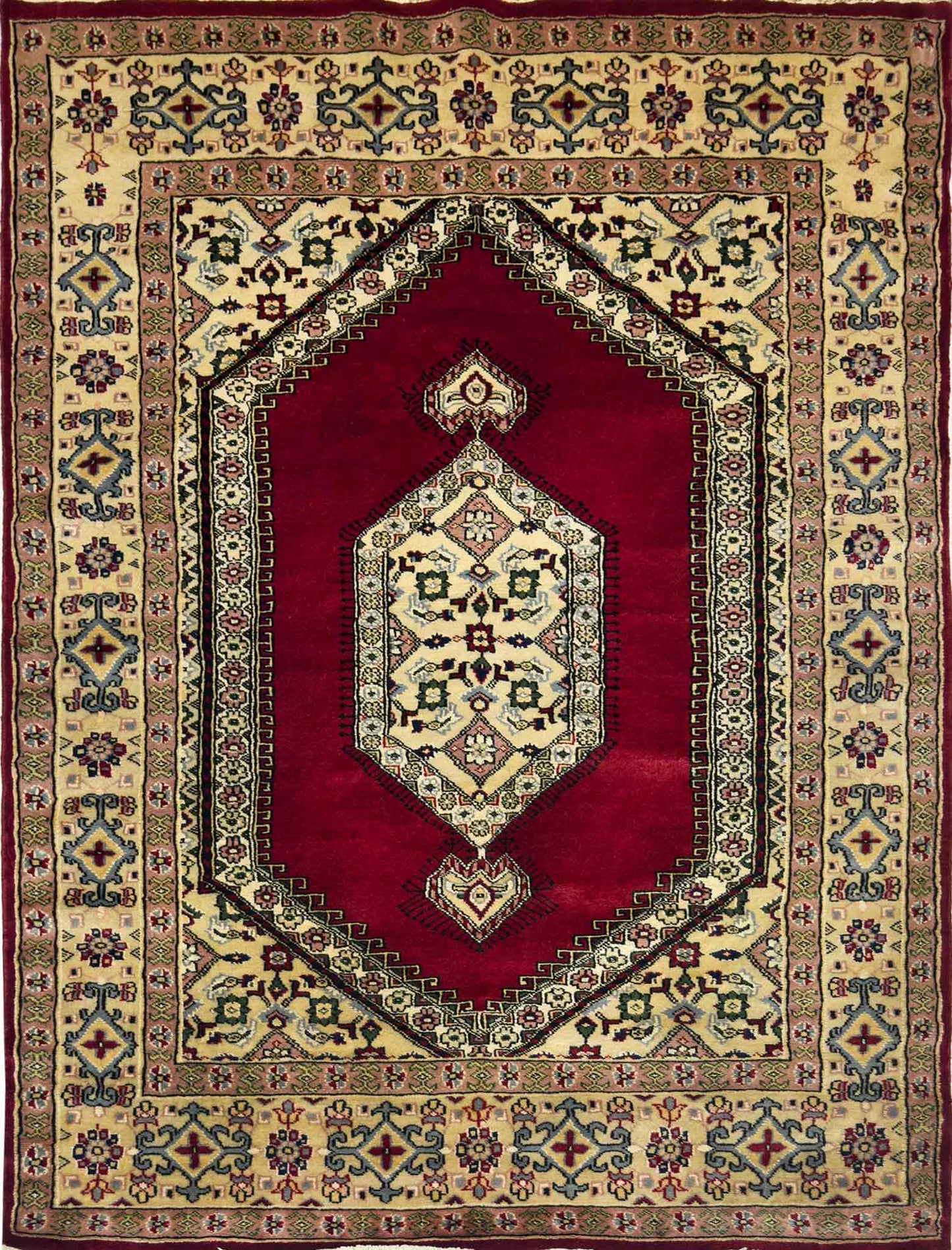 Modern Senneh  Rug - 4 x 6 ft