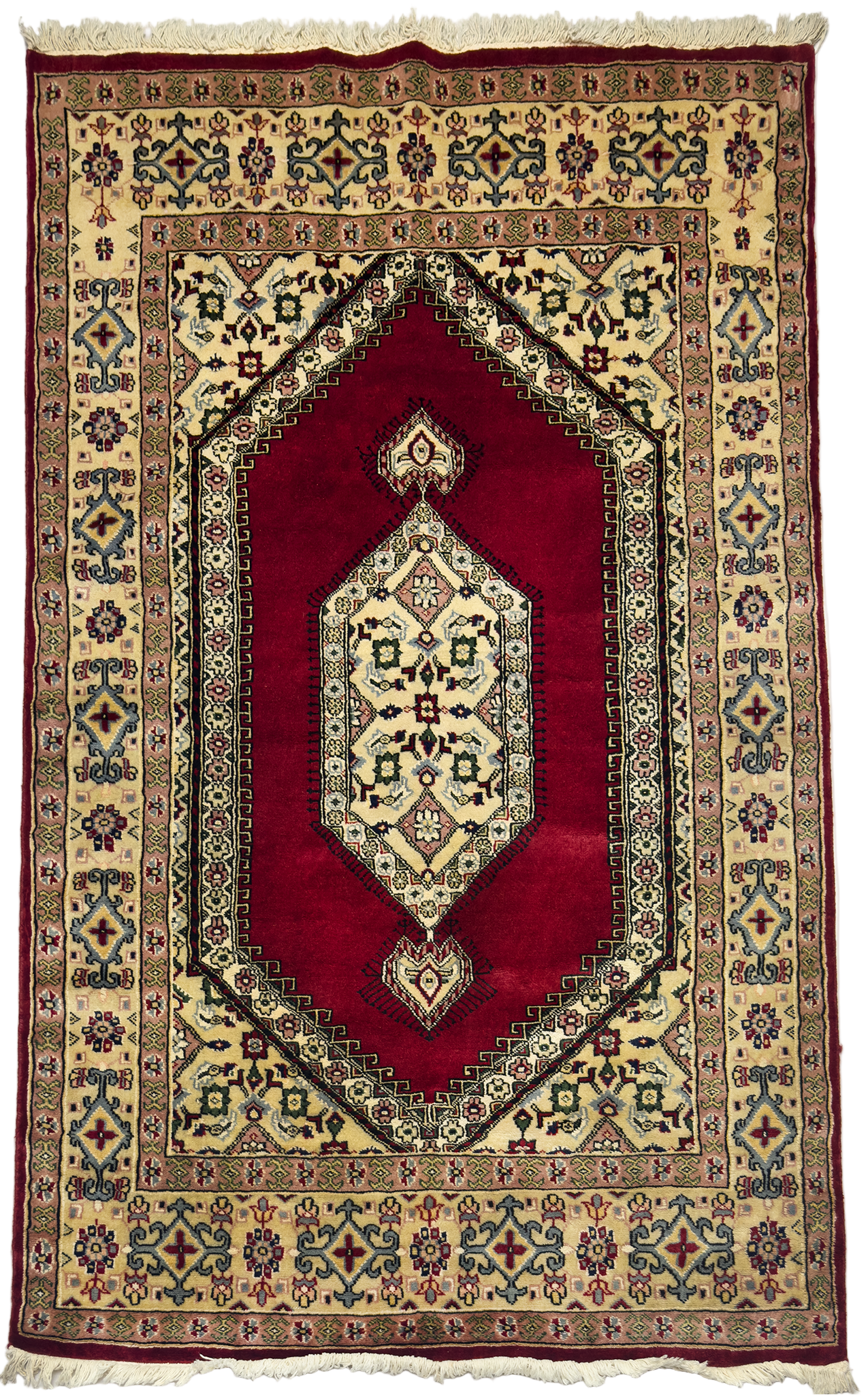 Pak. Persian Senneh  Rug - 4 x 6 ft