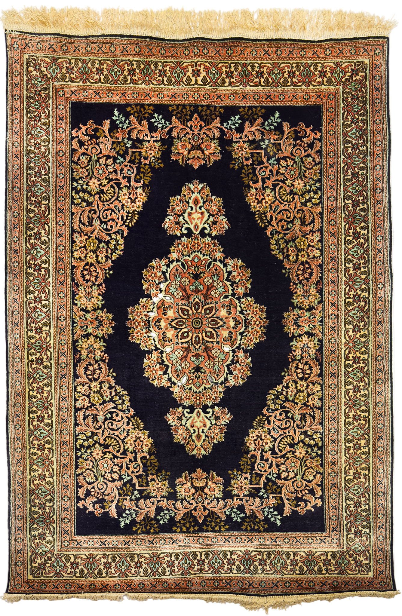 Persian Qum Rug (Silk) - 3 x 5 ft