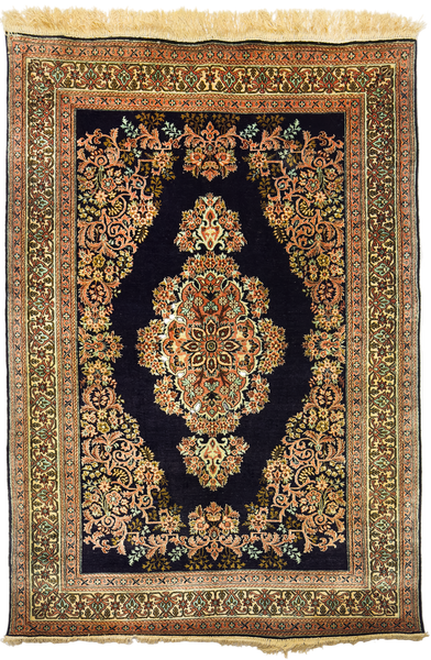 Persian Qum Rug (Silk) - 3 x 5 ft