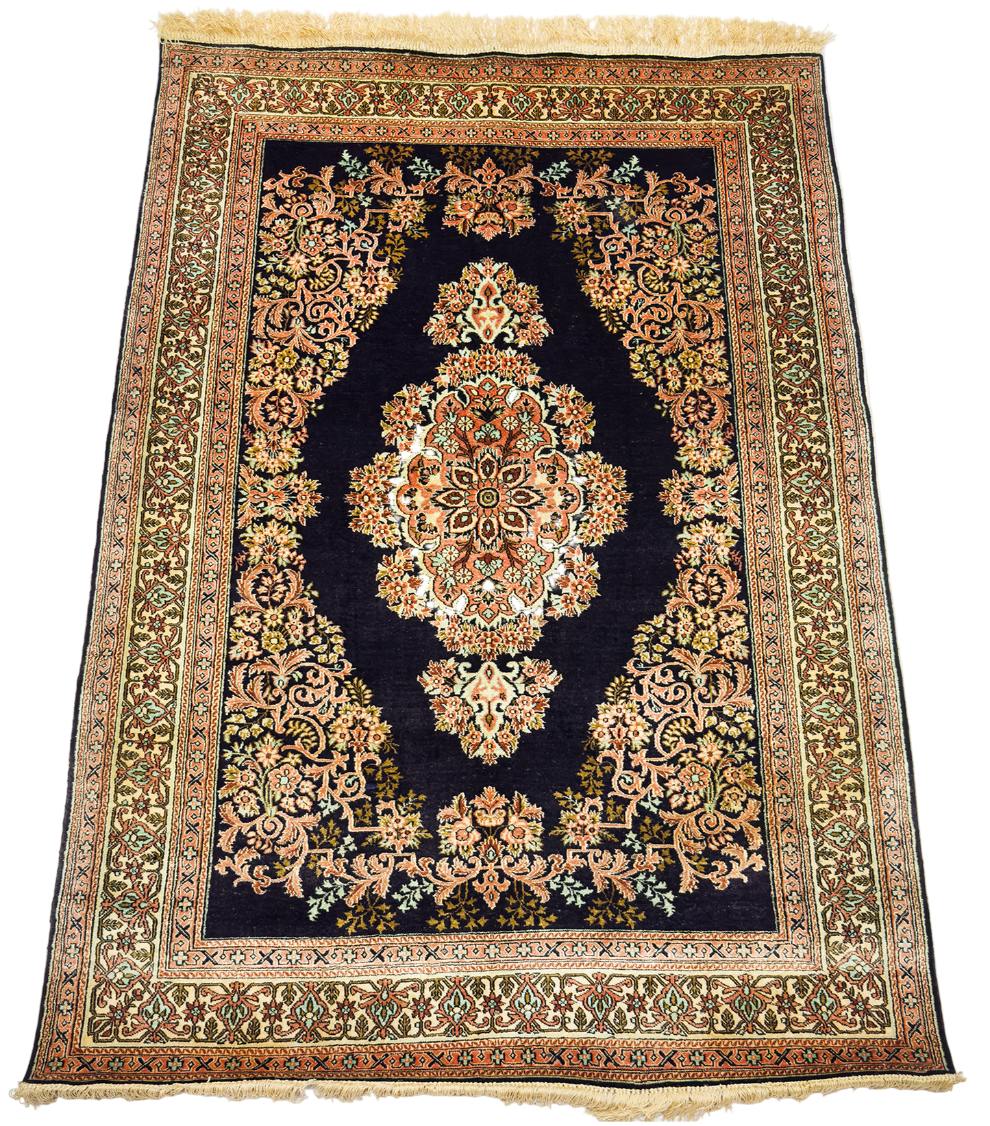Persian Qum Rug (Silk) - 3 x 5 ft