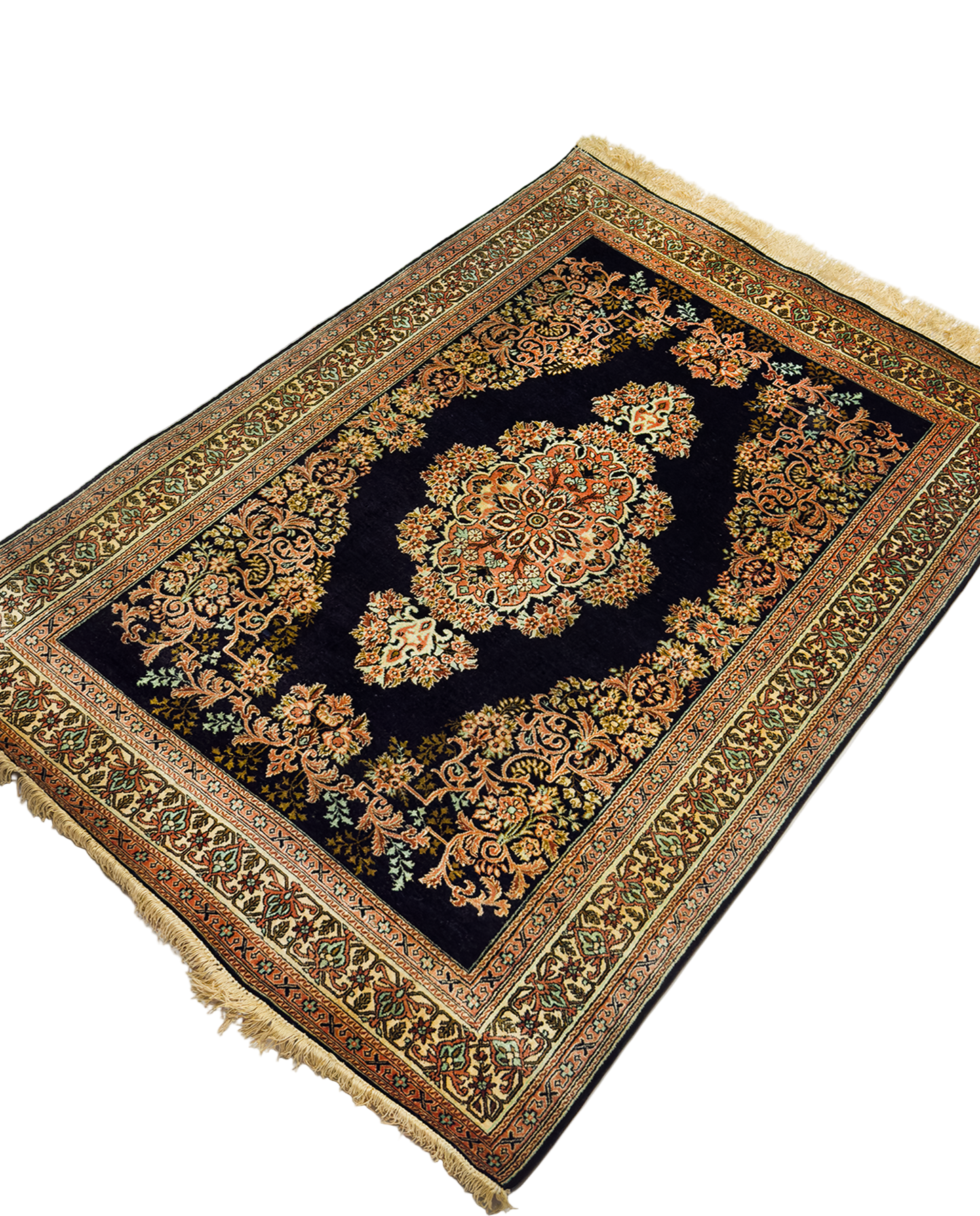 Persian Qum Rug (Silk) - 3 x 5 ft