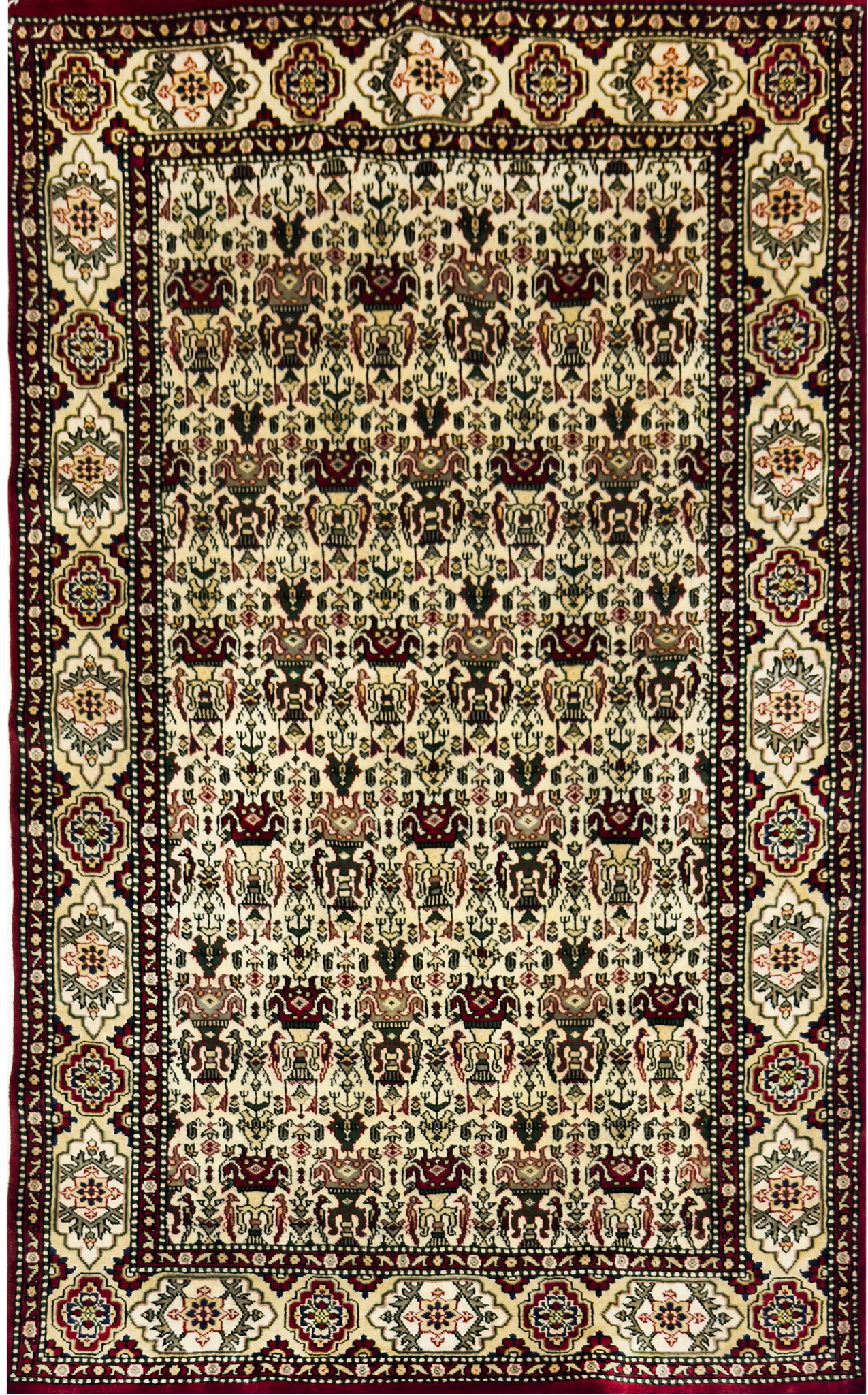 Pak. Persian Abadeh Rug - 4 x 6 ft