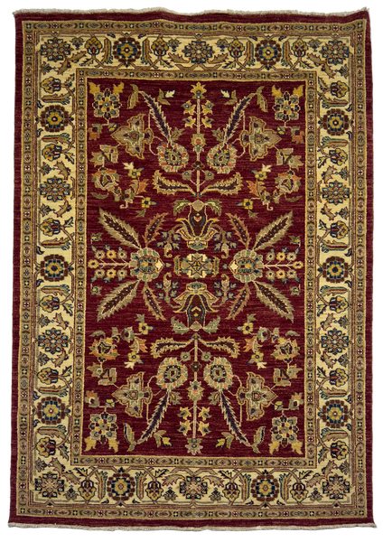 Afghan Chobi Rug - 4.5 x 7 ft