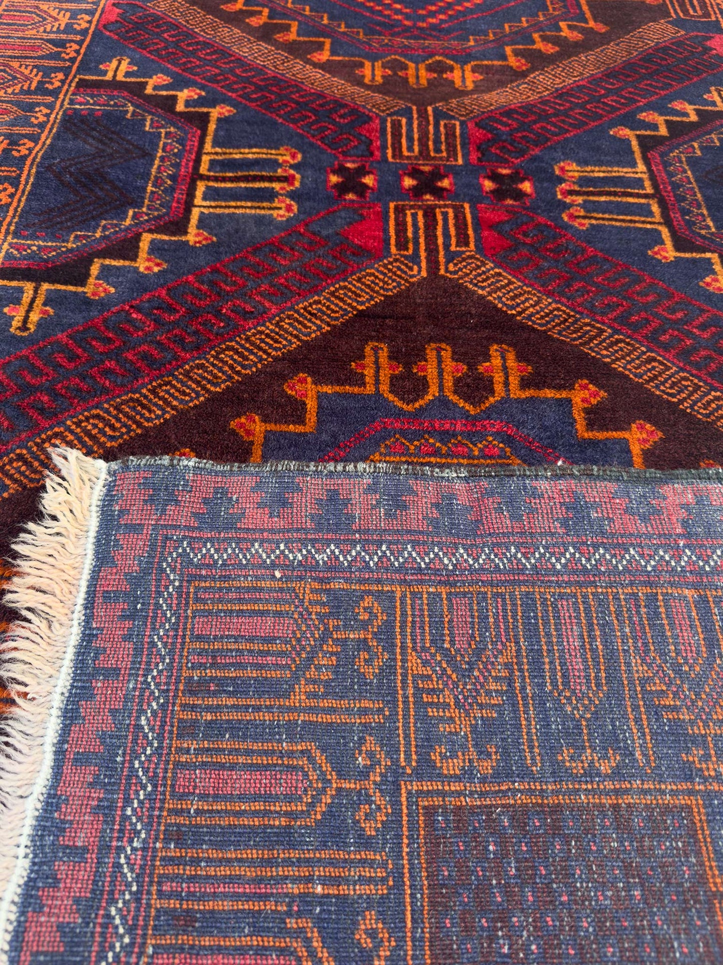 Tribal Herati Rug - 4 x 6 ft