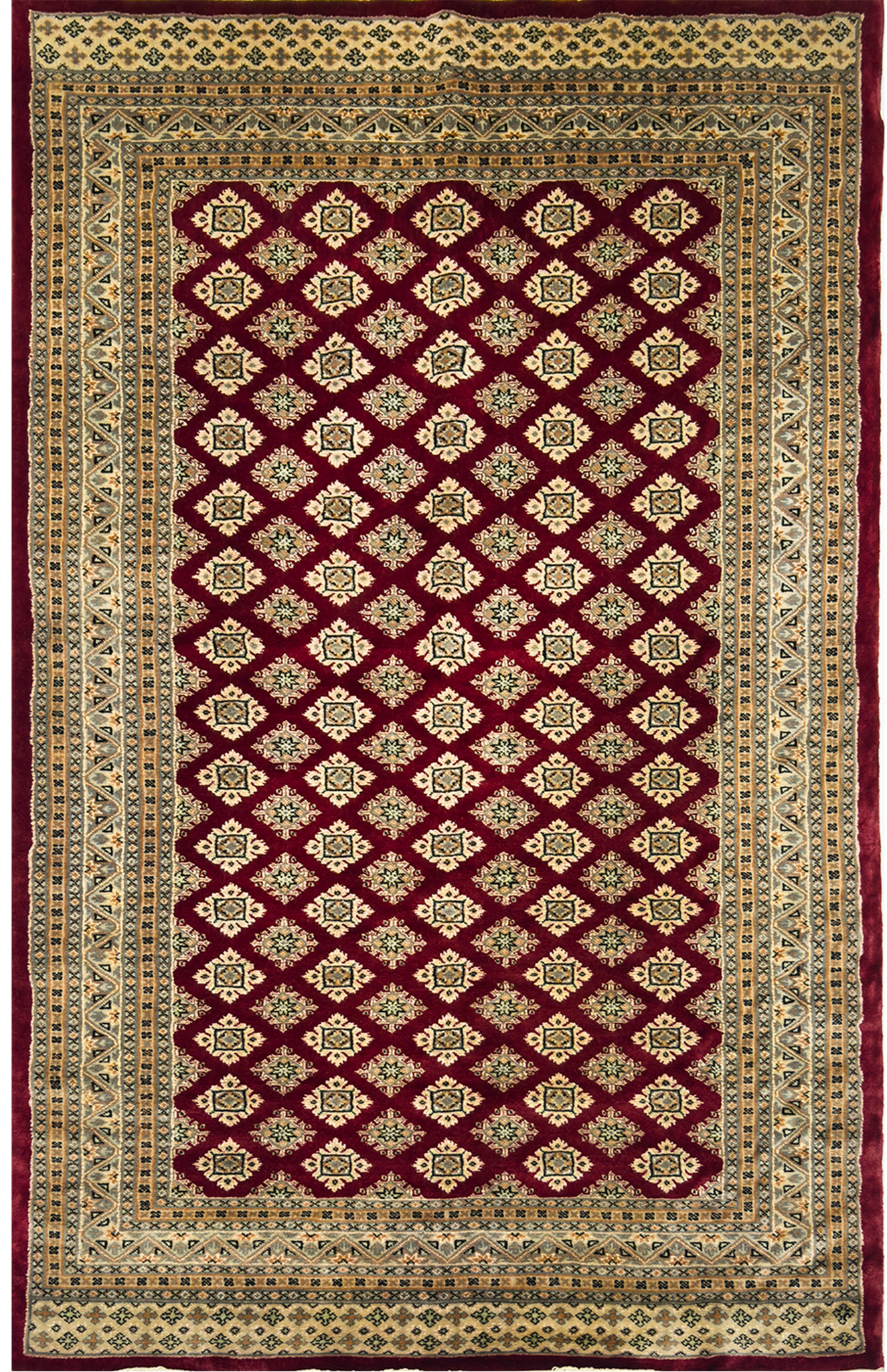 Pak. Bokhara Jaldar Rug - 4 x 6 ft