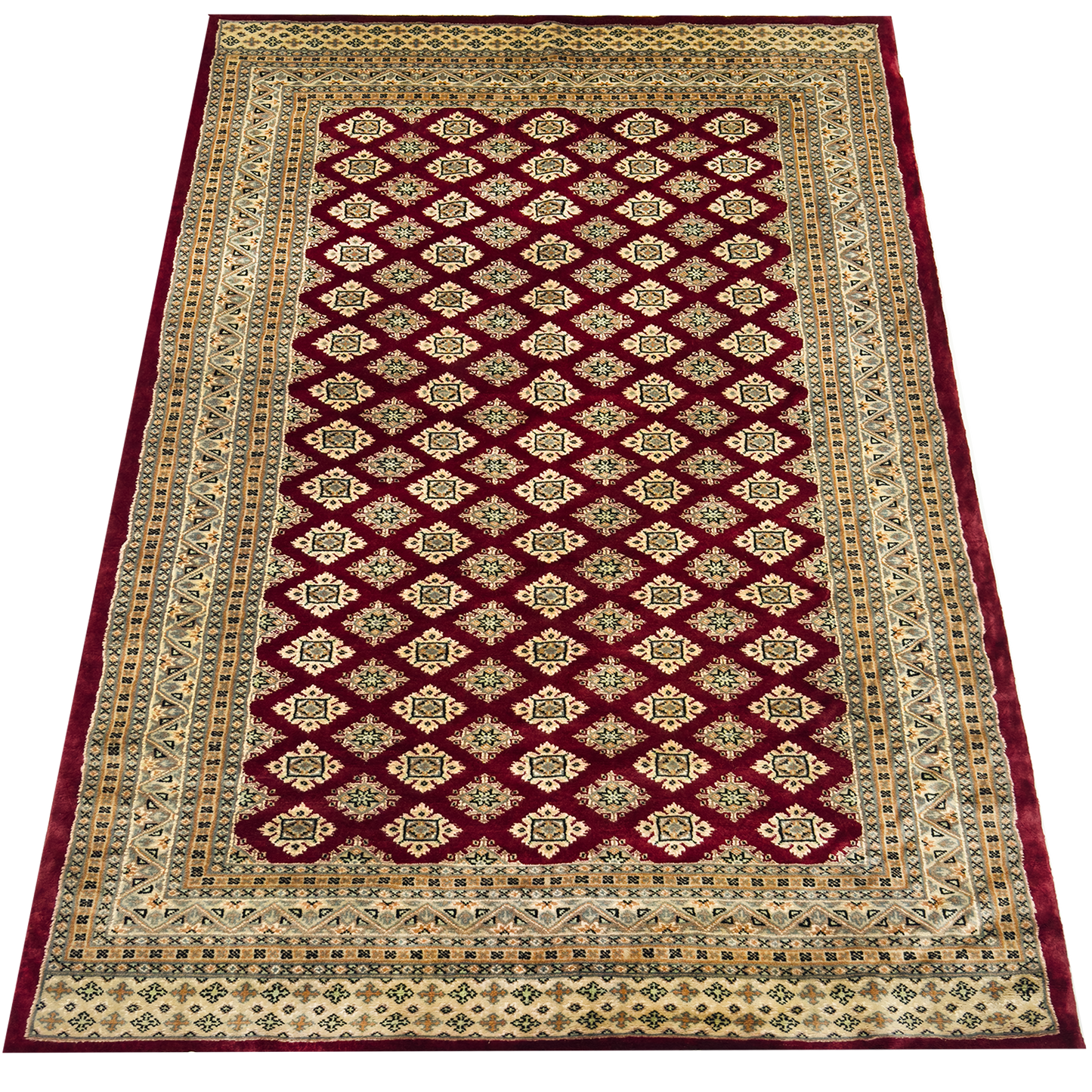 Pak. Bokhara Jaldar Rug - 4 x 6 ft