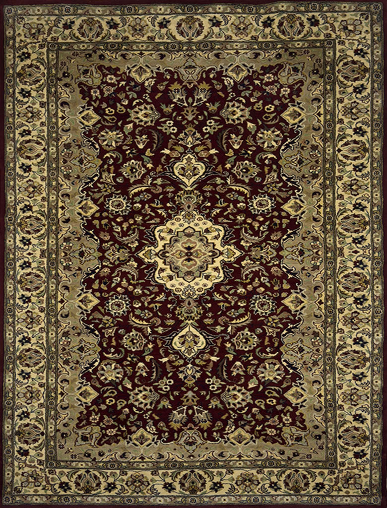 Isfahan Floral Rug - 5 x 8 ft