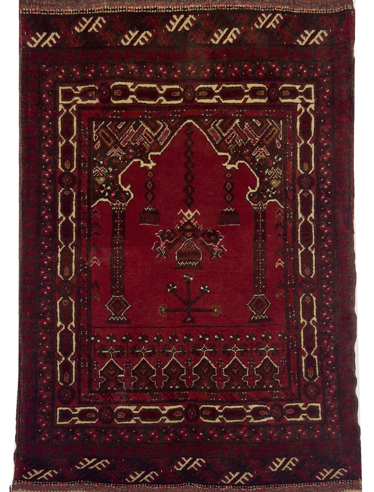 Tribal Prayer Rug - 2.5 x 4 ft