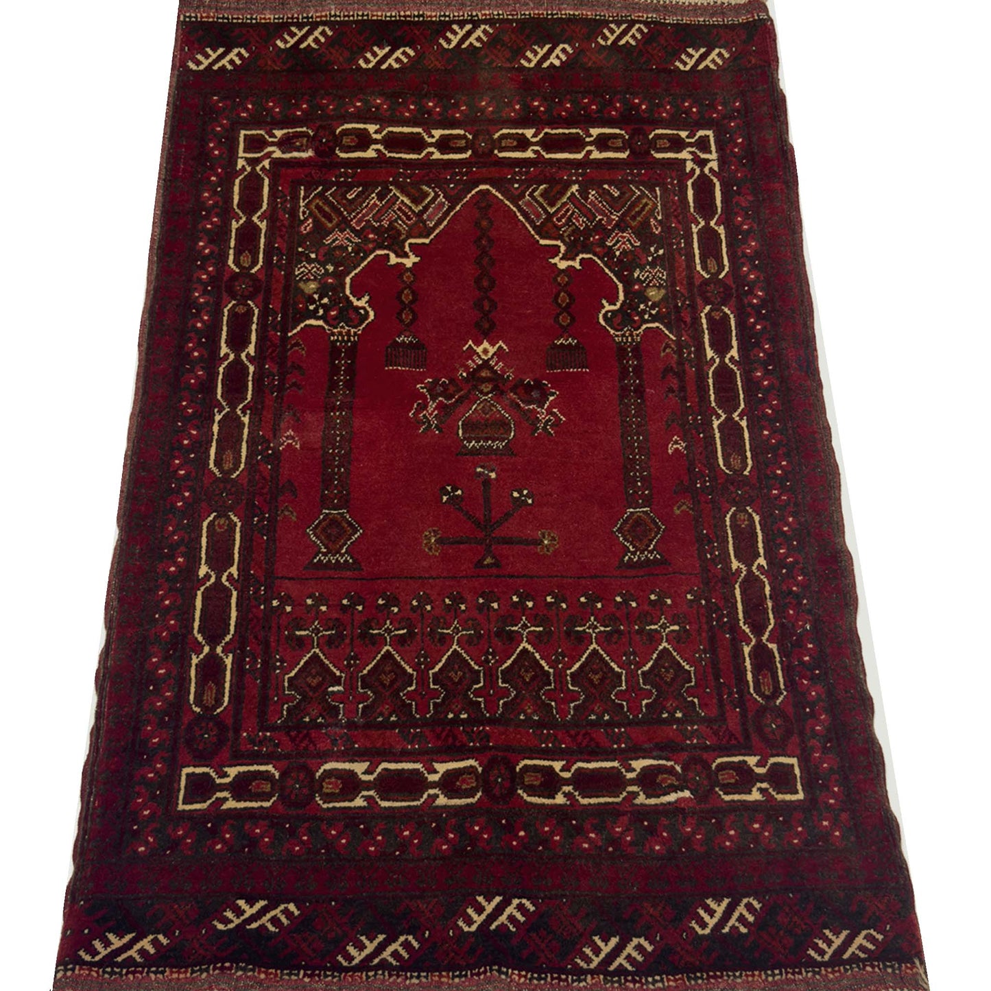 Tribal Prayer Rug - 2.5 x 4 ft